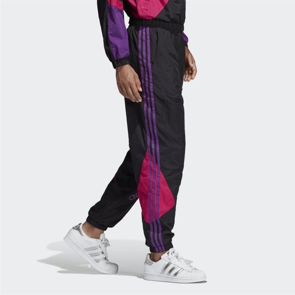 Adidas 90’s Linear Lined Track Retro Pants - Picture 1 of 6
